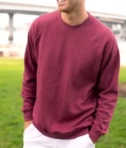 Nayked Apparel Shirts>Men'S Ridiculously Soft Midweight Raglan Pullover