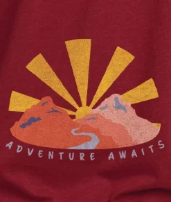 Nayked Apparel T-Shirts>Men'S Ridiculously Soft Midweight Graphic Tee | Adventure Awaits