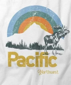 Nayked Apparel T-Shirts>Men'S Ridiculously Soft Midweight Graphic Tee | Pacific Northwest