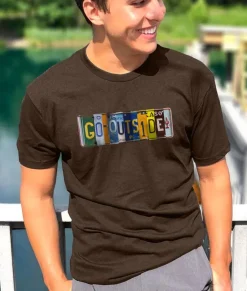 Nayked Apparel T-Shirts>Men'S Ridiculously Soft Midweight Graphic Tee | Go Outside