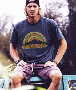 Nayked Apparel T-Shirts>Men'S Ridiculously Soft Midweight Graphic Tee | Colorado