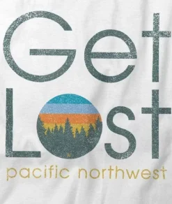 Nayked Apparel T-Shirts>Men'S Ridiculously Soft Midweight Graphic Tee | Get Lost