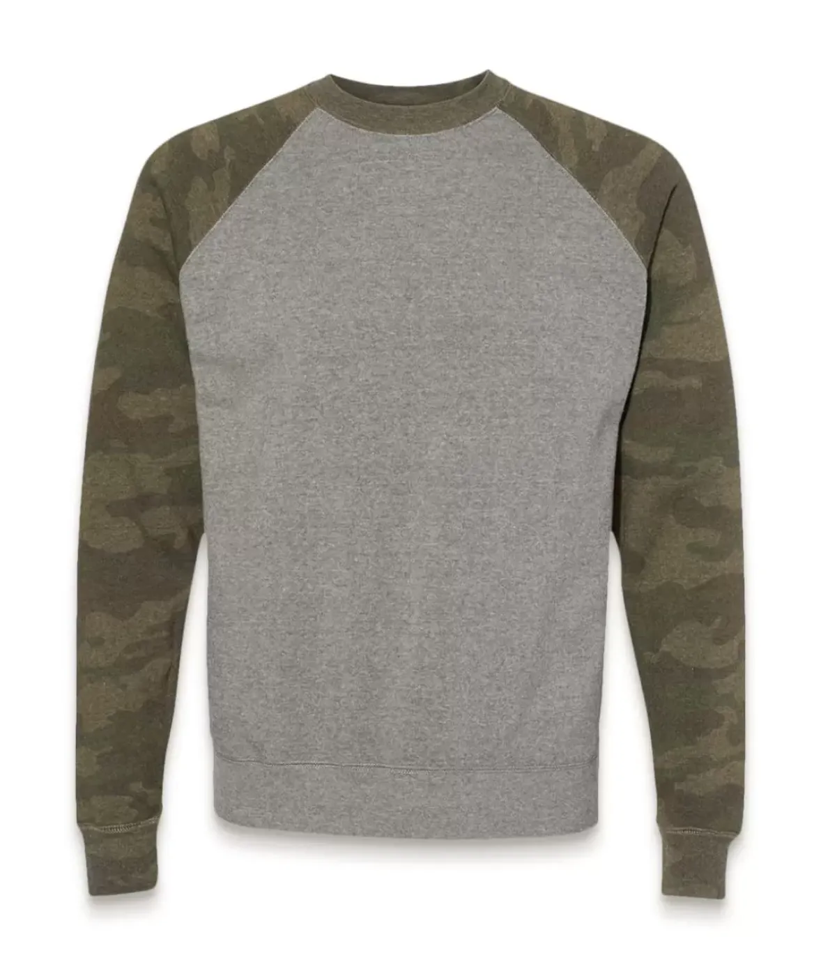 Nayked Apparel Shirts>Men'S Ridiculously Soft Midweight Raglan Colorblocked Pullover
