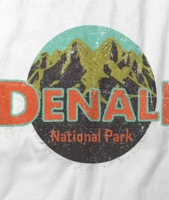 Nayked Apparel T-Shirts>Men'S Ridiculously Soft Midweight Graphic Tee | Denali National Park