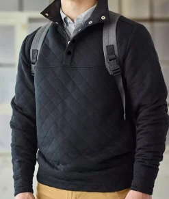 Nayked Apparel Shirts>Men'S Ridiculously Soft Quilted Snap Pullover