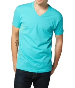 Nayked Apparel T-Shirts>Men'S Ridiculously Soft Short Sleeve V-Neck 100% Cotton Shirt | Discontinued Colors
