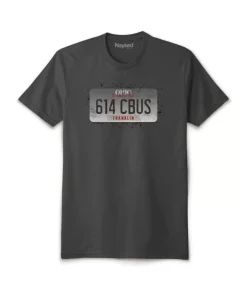 Nayked Apparel T-Shirts>Men'S Ridiculously Soft Sueded Graphic Tee | 614 Cbus