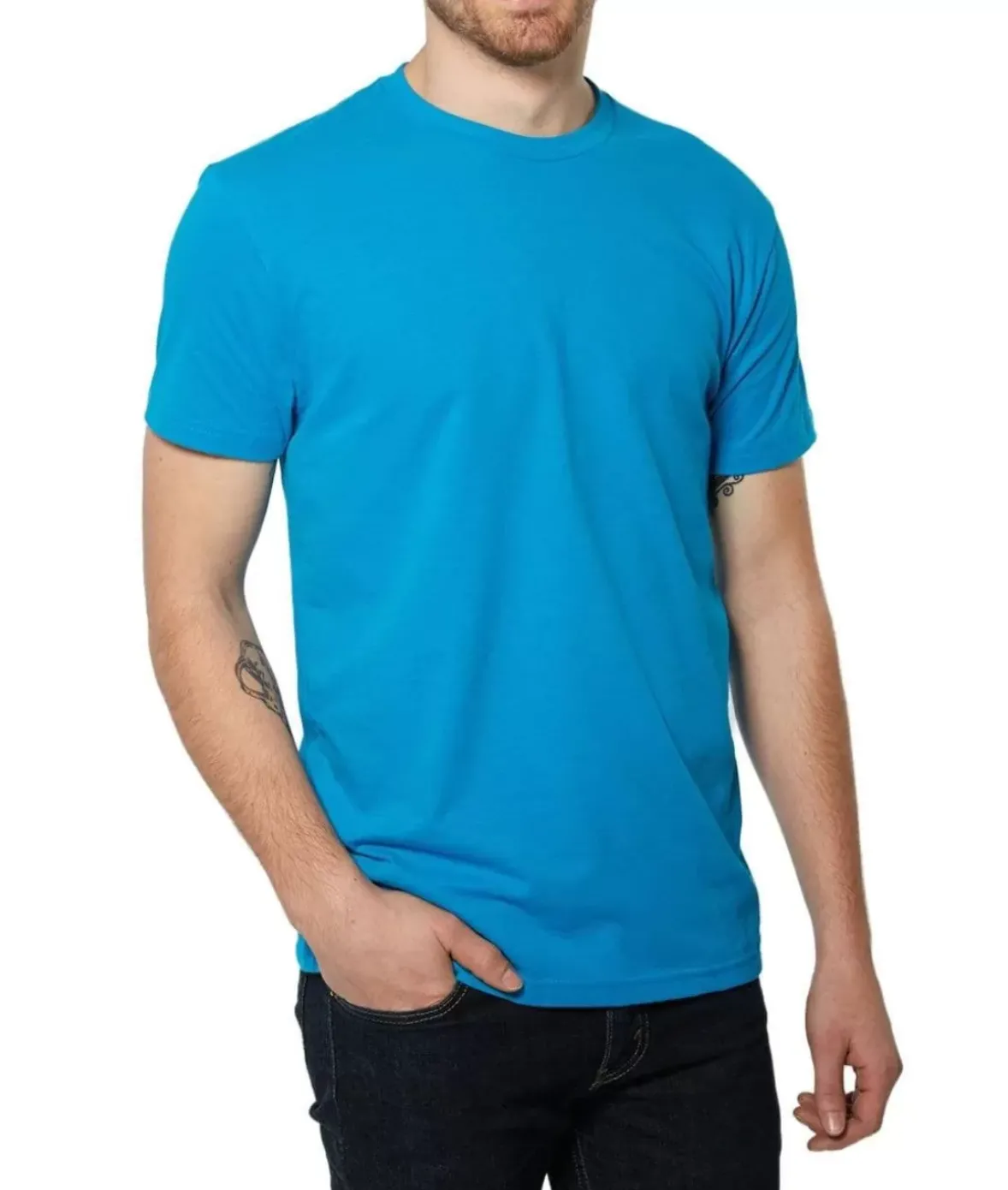 Nayked Apparel T-Shirts>Men'S Ridiculously Soft Sueded Crew T-Shirt | Classic