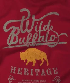 Nayked Apparel T-Shirts>Men'S Ridiculously Soft Sueded Graphic Tee | Wild Buffalo