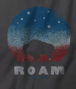 Nayked Apparel T-Shirts>Men'S Ridiculously Soft Sueded Graphic Tee | Roam
