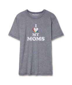Nayked Apparel T-Shirts>Men'S Ridiculously Soft Vintage Graphic T-Shirt | I Love My Moms