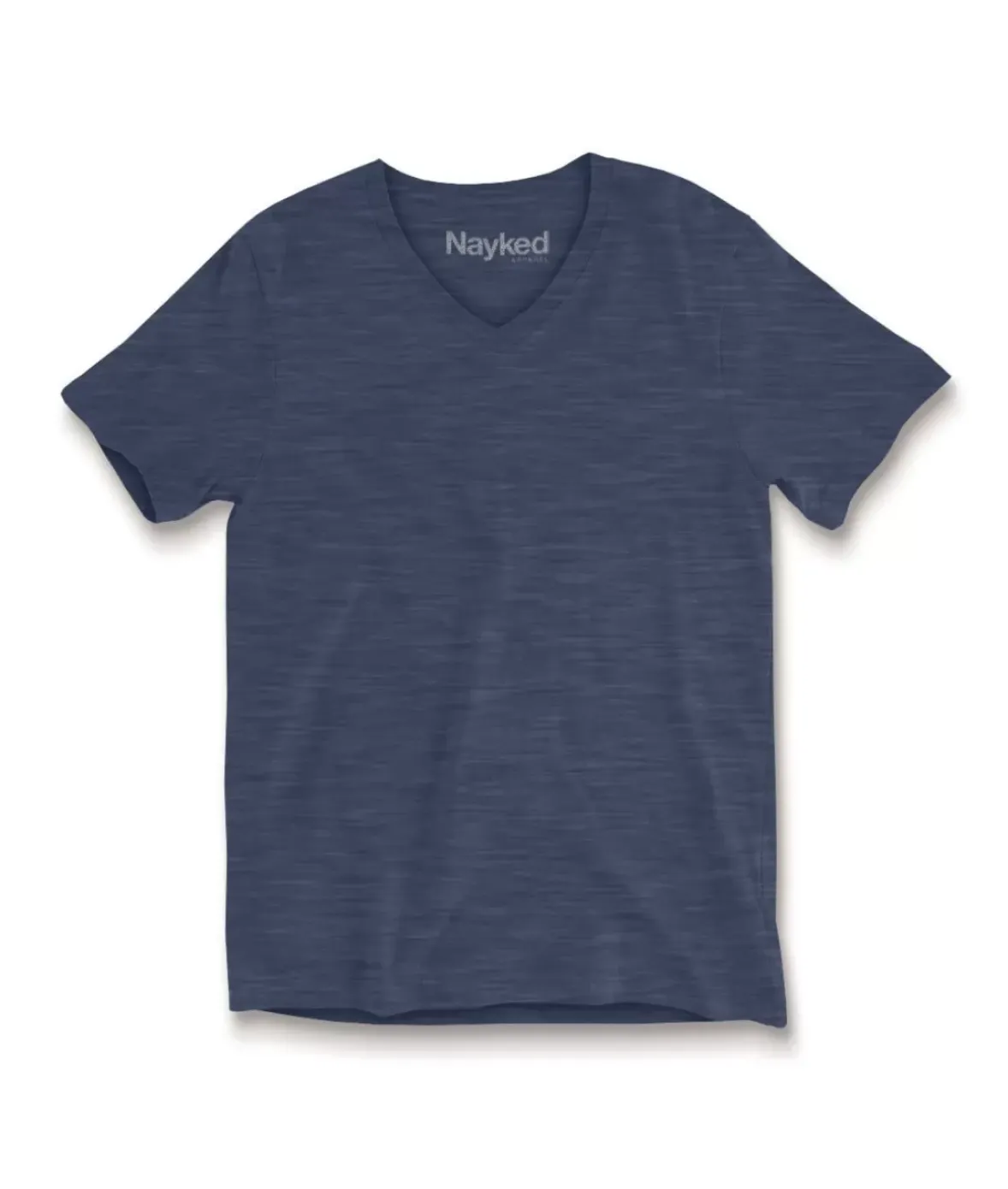 Nayked Apparel T-Shirts>Men'S Short Sleeve Slub Jersey V-Neck T-Shirt