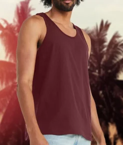 Nayked Apparel Shirts>Men'S Soft 100% Cotton Lightweight Tank Top