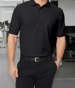Nayked Apparel Polos>Men'S Soft Big Pique Polo Shirt