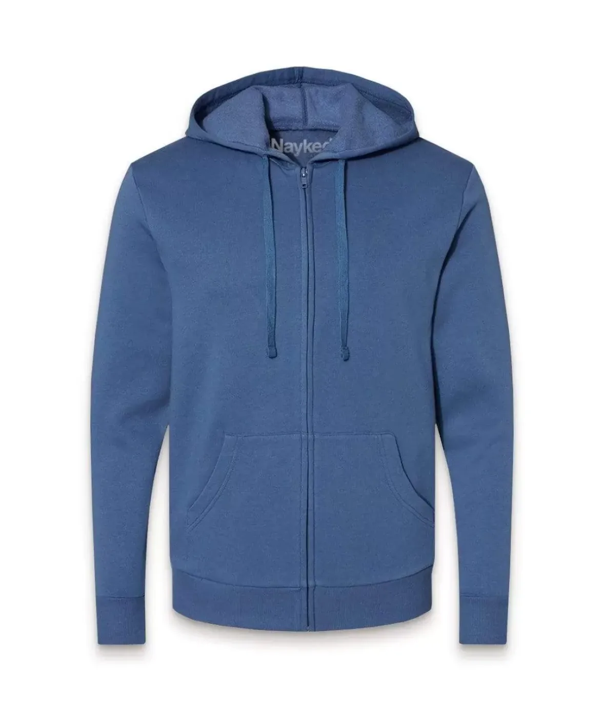 Nayked Apparel Shirts>Men'S Soft Eco Friendly Full Zip Hoodie