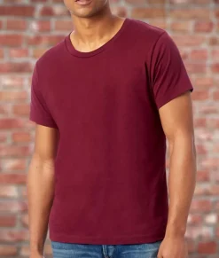 Nayked Apparel Shirts>Men'S Soft Garment Washed Big 100% Cotton Short Sleeve T-Shirt