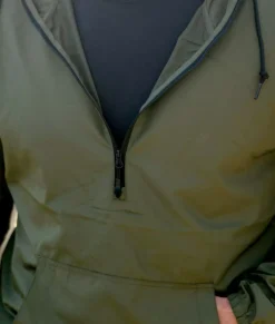 Nayked Apparel Shirts>Men'S Soft Lightweight Half-Zip Pullover Windbreaker Anorak