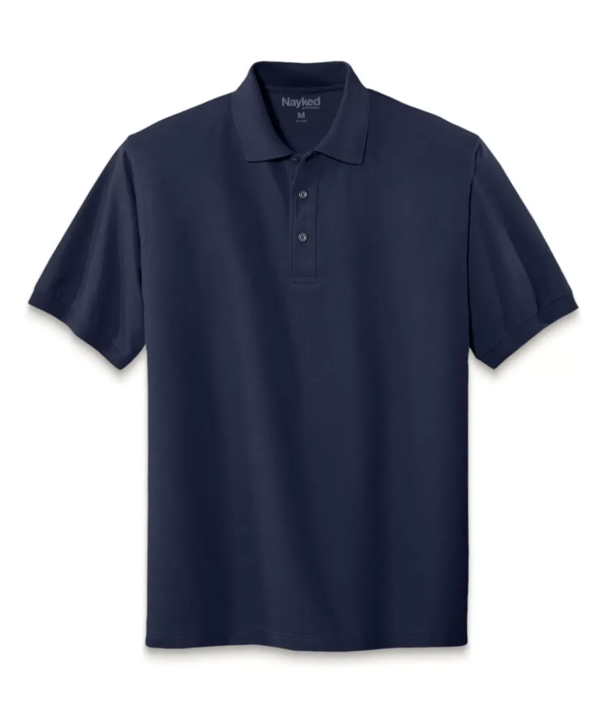 Nayked Apparel Shirts>Men'S Soft Pique Polo Shirt