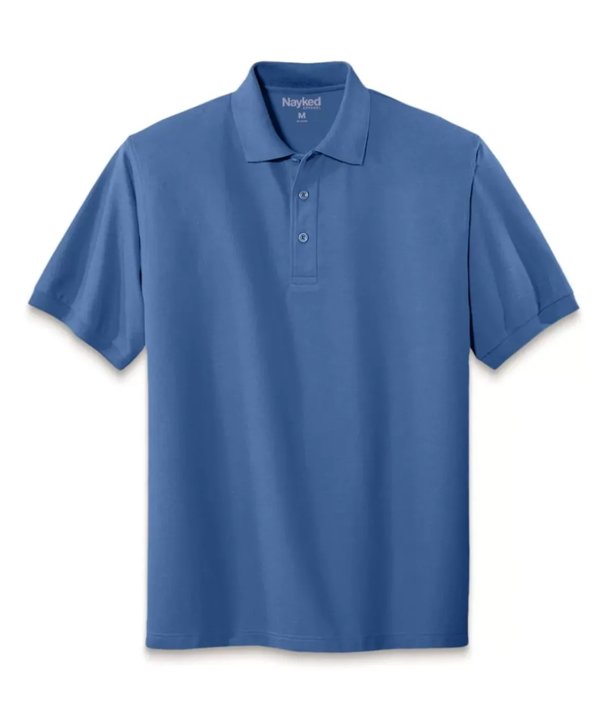 Nayked Apparel Shirts>Men'S Soft Pique Polo Shirt