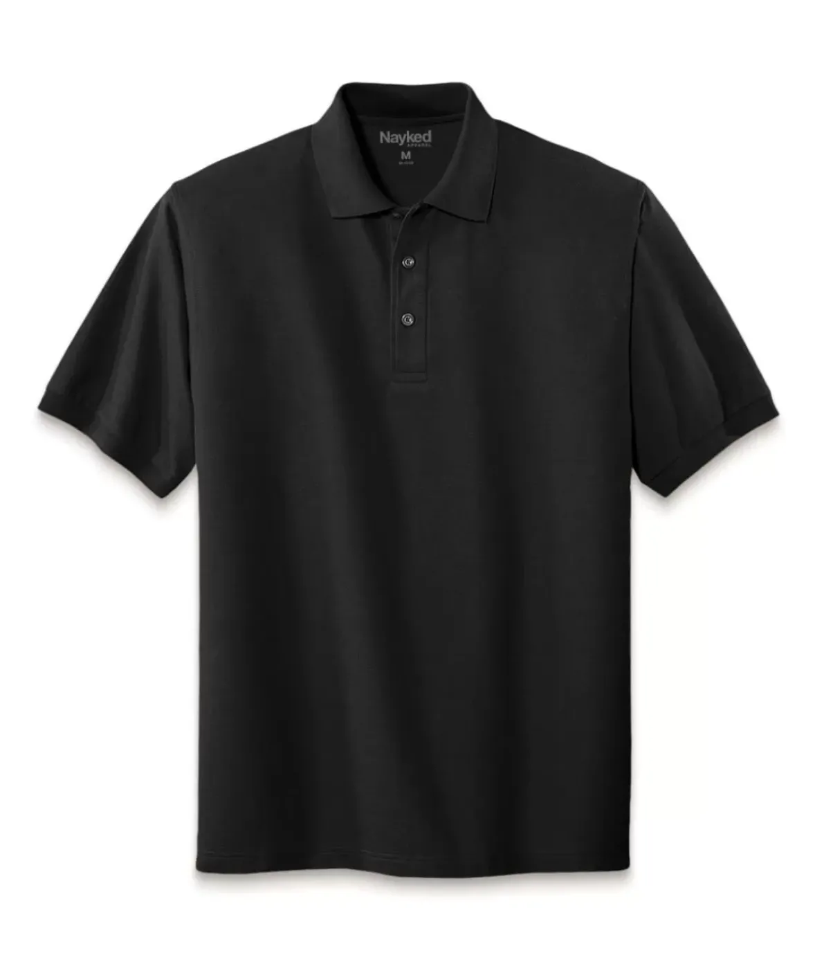 Nayked Apparel Shirts>Men'S Soft Pique Polo Shirt