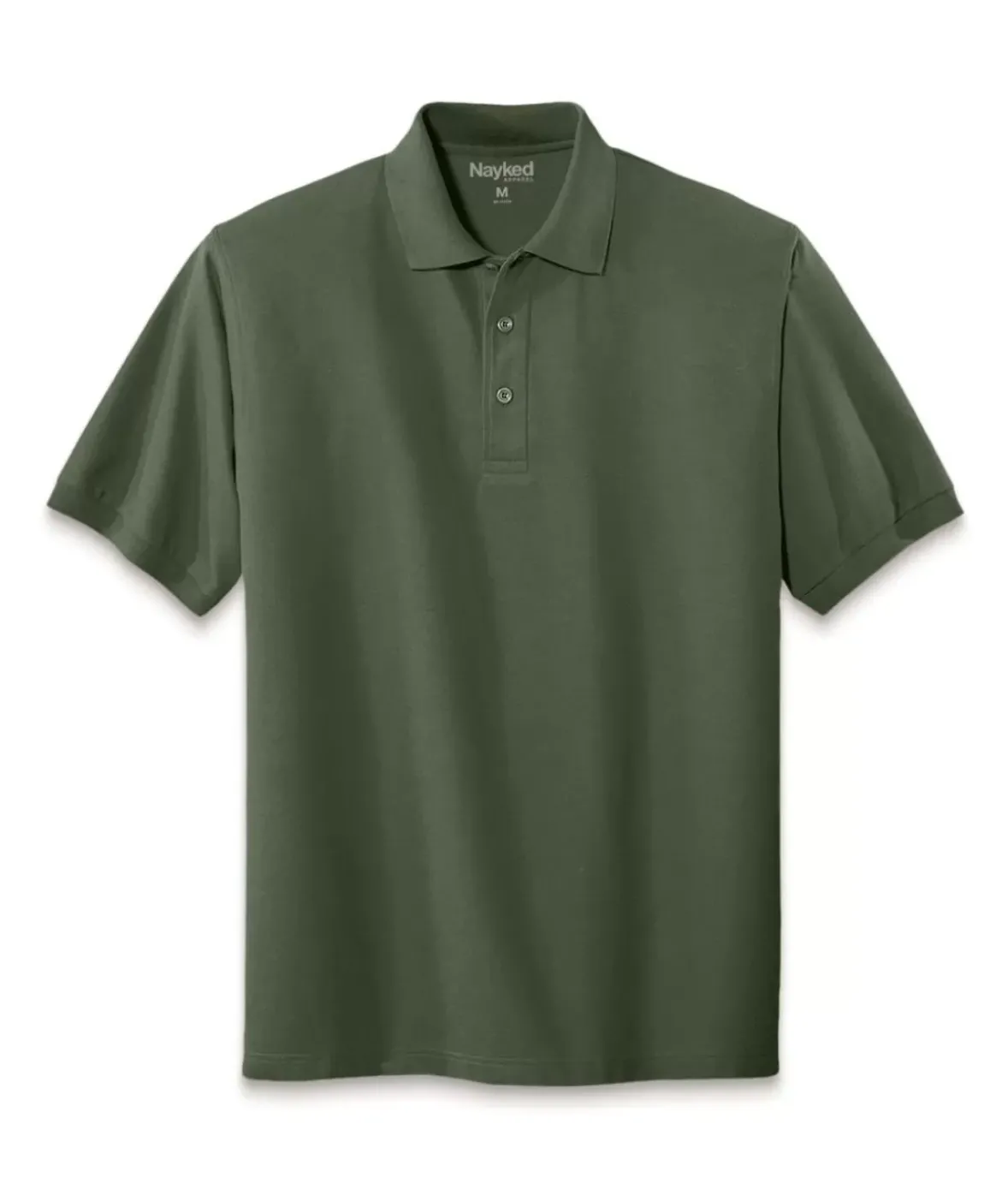 Nayked Apparel Shirts>Men'S Soft Pique Polo Shirt