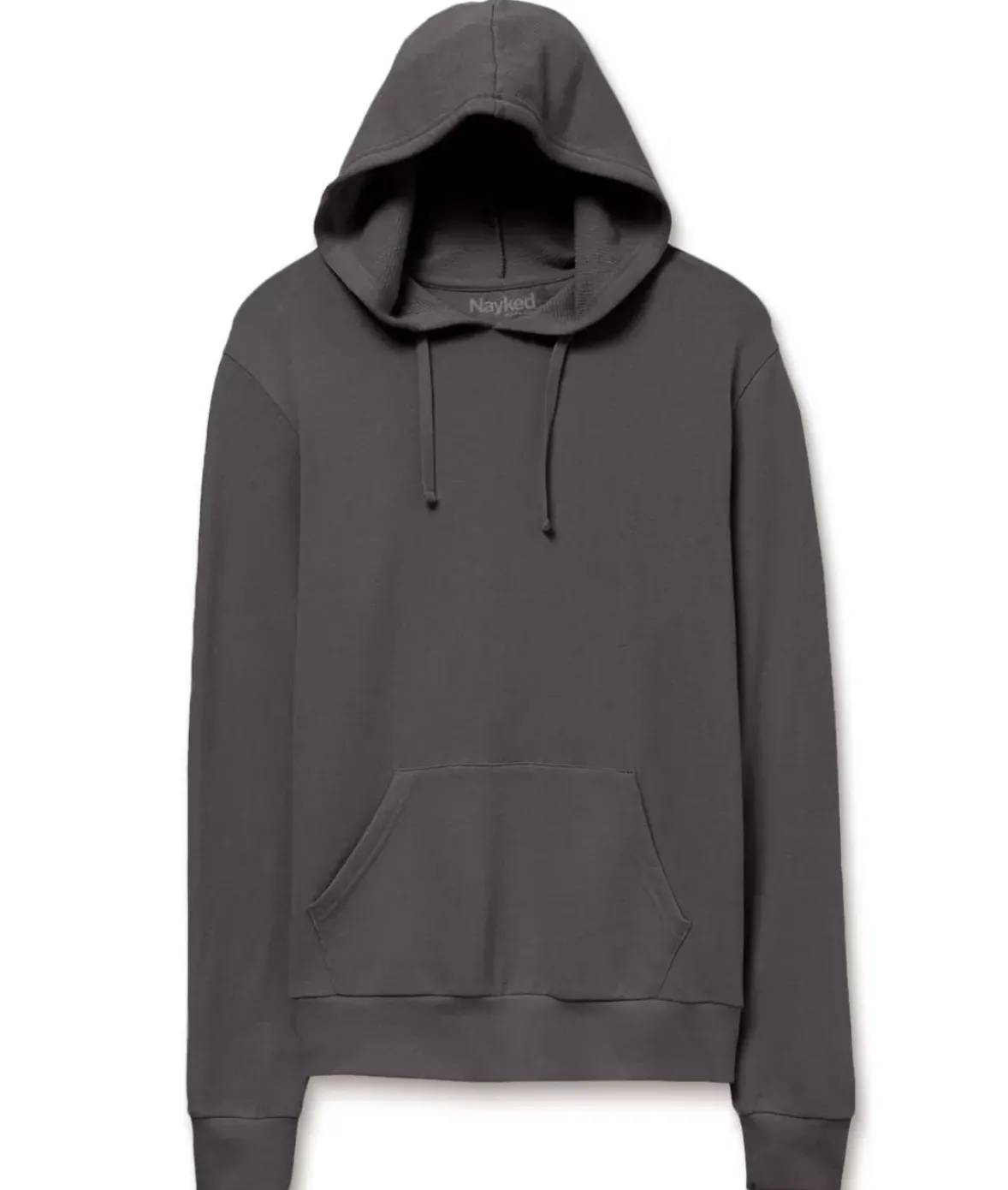 Nayked Apparel Shirts>Men'S Soft Recycled Washed Lightweight Terry Hooded Pullover