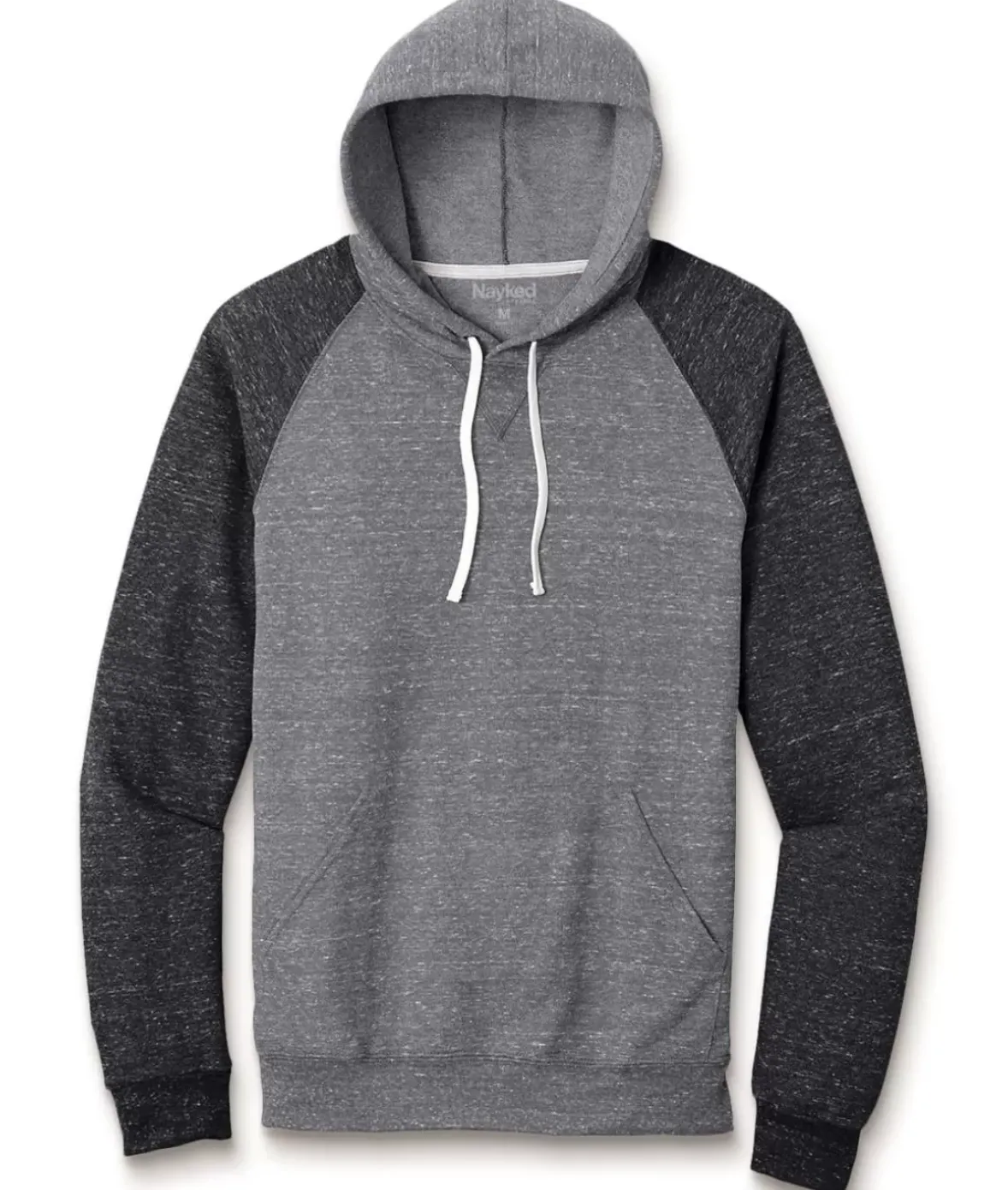 Nayked Apparel Shirts>Men'S Soft Snow Heather French Terry Hoodie