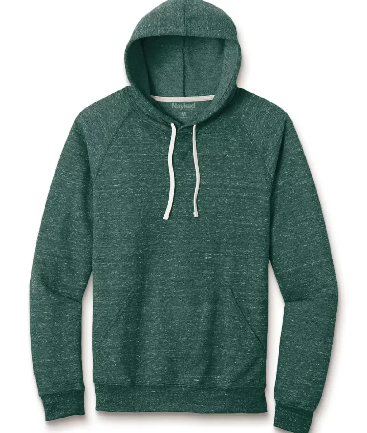 Nayked Apparel Shirts>Men'S Soft Snow Heather French Terry Hoodie