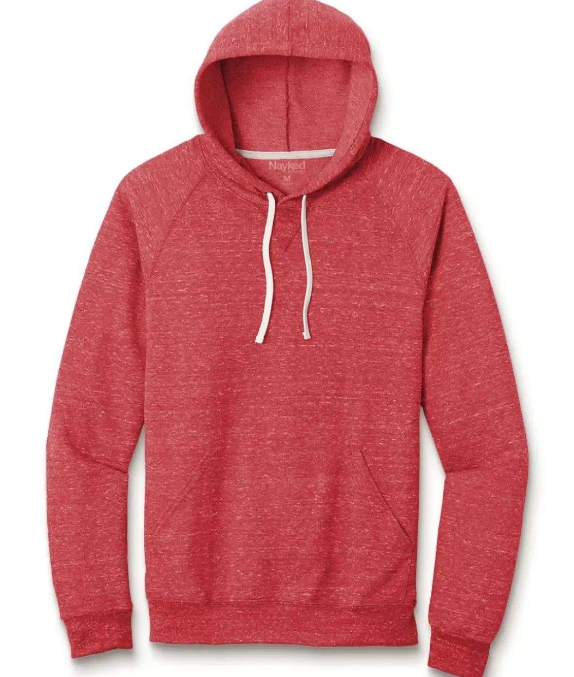 Nayked Apparel Shirts>Men'S Soft Snow Heather French Terry Hoodie