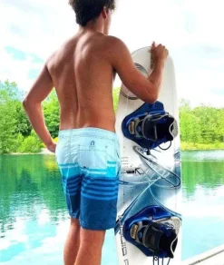 Nayked Apparel Swim>Men'S Stripe Volley Swim Short/Discontinued