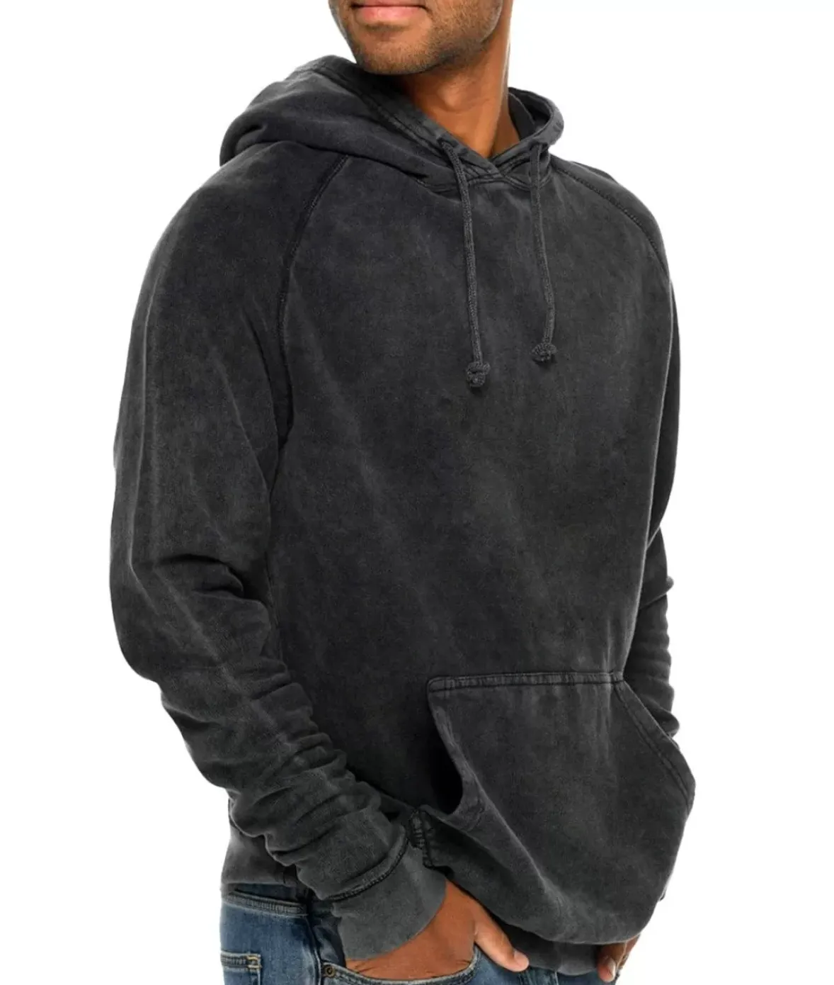 Nayked Apparel Shirts>Men'S Vintage Fleece Raglan Hoodie