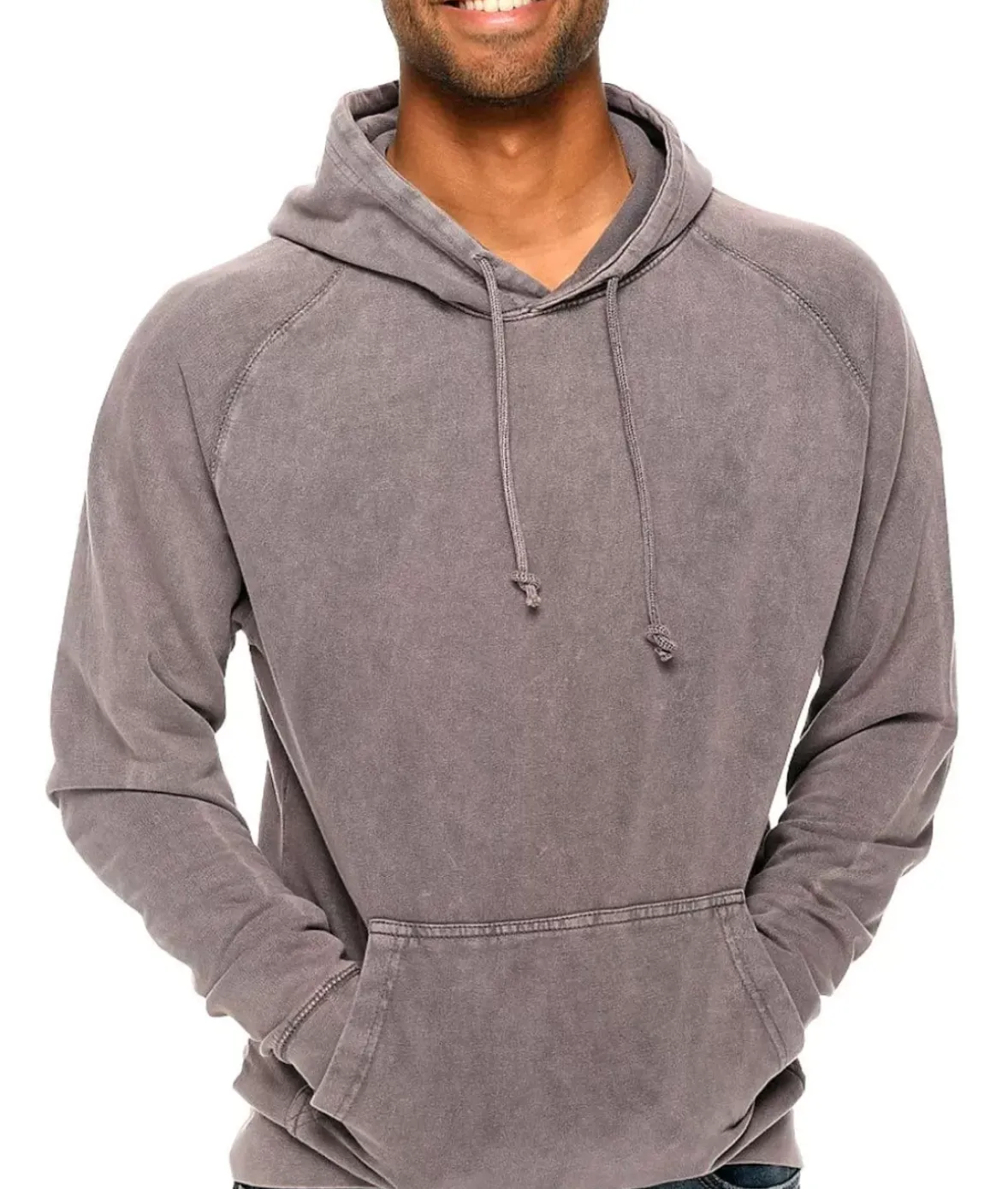Nayked Apparel Hoodies & Sweatshirts>Men'S Vintage Fleece Raglan Hoodie