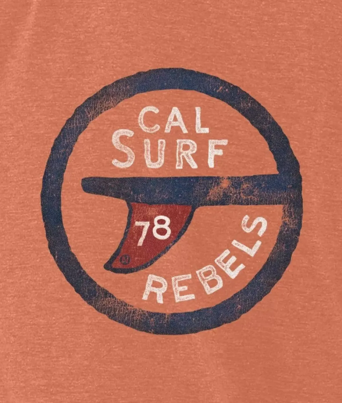 Nayked Apparel T-Shirts>Men'S Vintage Graphic Crew Neck T-Shirt | Surf Rebels