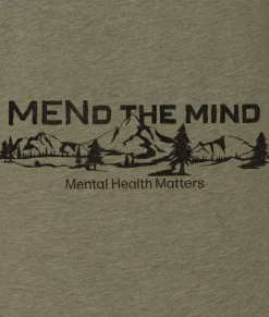 Nayked Apparel Shirts>Ridiculously Soft Big Graphic T-Shirt | Mend The Mind-Landscape