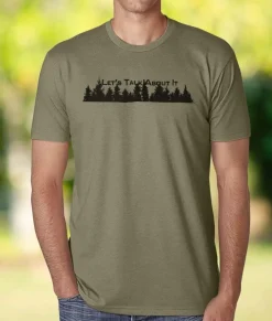 Nayked Apparel T-Shirts>Ridiculously Soft Crew Neck Graphic T-Shirt | Let'S Talk About It