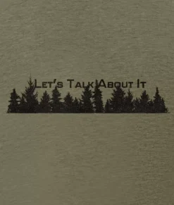 Nayked Apparel T-Shirts>Ridiculously Soft Crew Neck Graphic T-Shirt | Let'S Talk About It