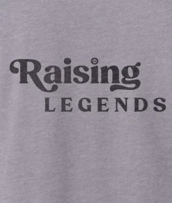 Nayked Apparel Shirts>Ridiculously Soft Heather Sueded Graphic Tee | Raising Legends