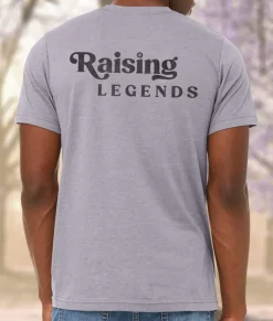 Nayked Apparel T-Shirts>Ridiculously Soft Heather Sueded Graphic Tee | Raising Legends