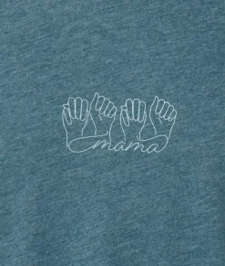 Nayked Apparel Tops>Ridiculously Soft Heather Sueded Graphic Tee | Mama Signed