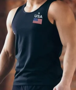 Nayked Apparel T-Shirts>Ridiculously Soft Men'S Big Usa Graphic Tank