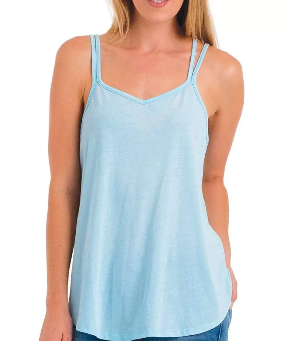 Nayked Apparel Tank Tops>Ridiculously Soft Vintage Wash Strappy Tank