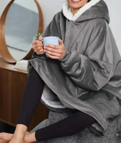 Nayked Apparel Tops>Ridiculously Soft Wearable Hooded Blanket