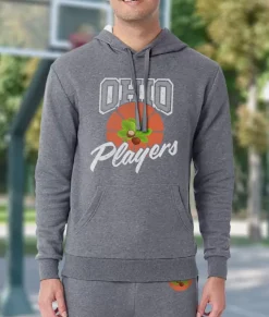 Nayked Apparel Shirts>Soft Eco Friendly Graphic Hoodie | Ohio Players (Buckeye Leaf)