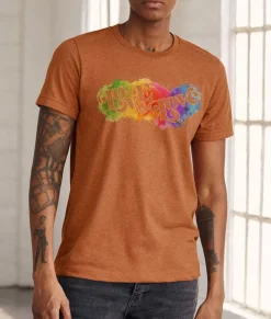 Nayked Apparel Tops>Unisex Ridiculously Soft Lightweight Sueded Graphic T-Shirt | Love Is Love