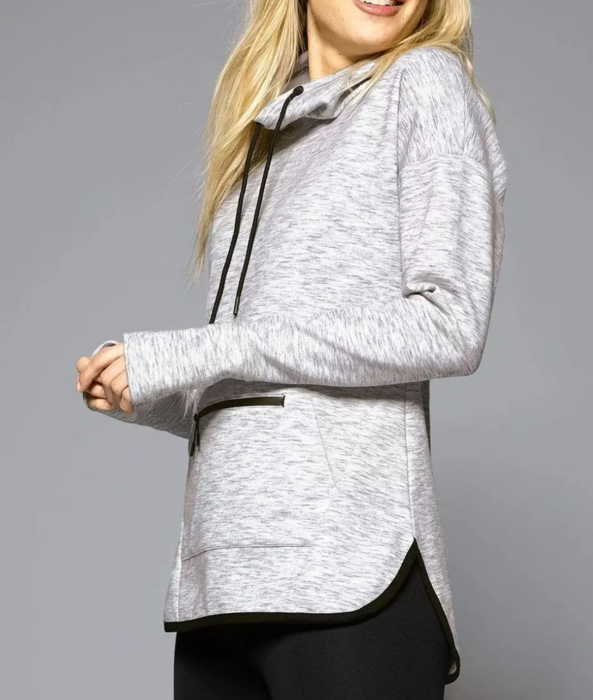 Nayked Apparel Athleisure>Women'S Athleisure Cowl Neck Pullover
