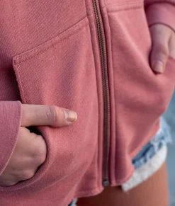 Nayked Apparel Tops>Women'S California Wave Wash Full-Zip Hoodie