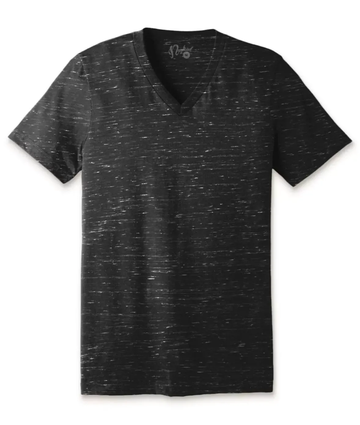 Nayked Apparel T-Shirts>Women'S Marbled Jersey V-Neck T-Shirt