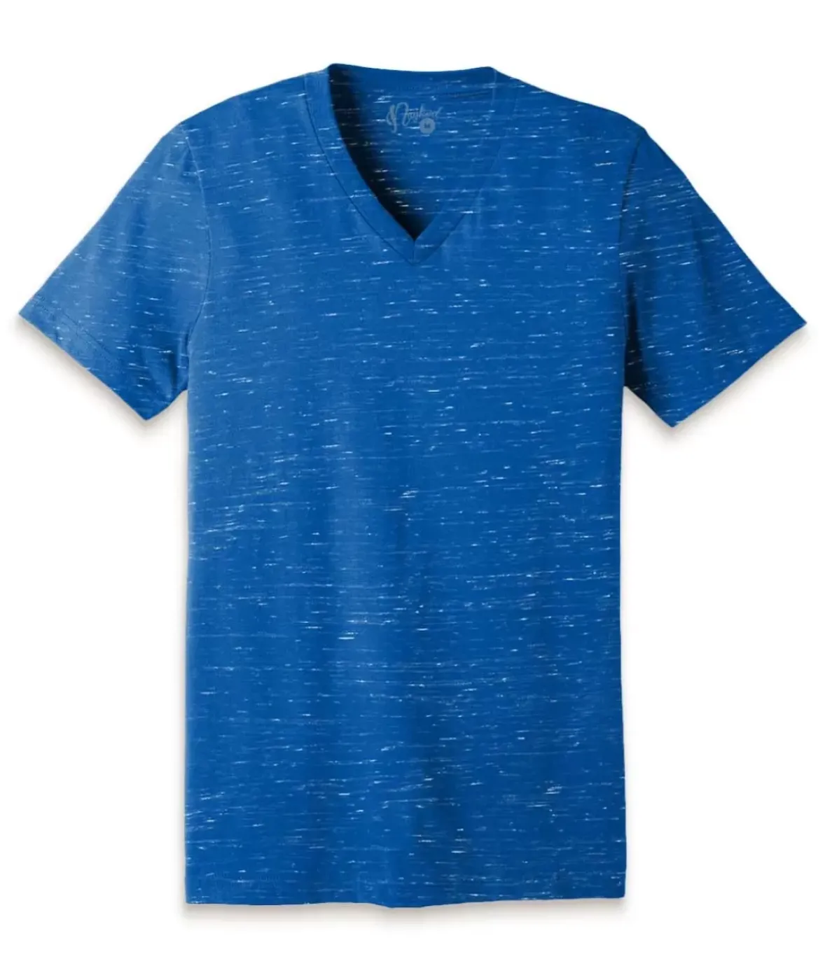 Nayked Apparel T-Shirts>Women'S Marbled Jersey V-Neck T-Shirt