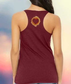Nayked Apparel Tank Tops>Women'S Ridiculously Soft Lightweight Graphic Racerback Tank | Love Is Love
