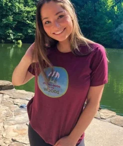 Nayked Apparel T-Shirts>Women'S Ridiculously Soft Graphic Tee | All Good In The Woods